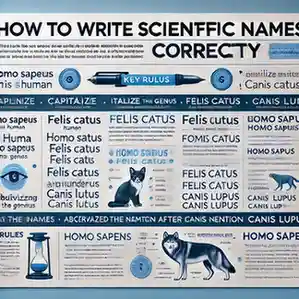 How to Correctly Write a Scientific Name in paper and biology labs