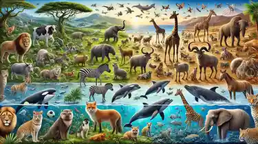 animals and Mammals Scientific Names lists
