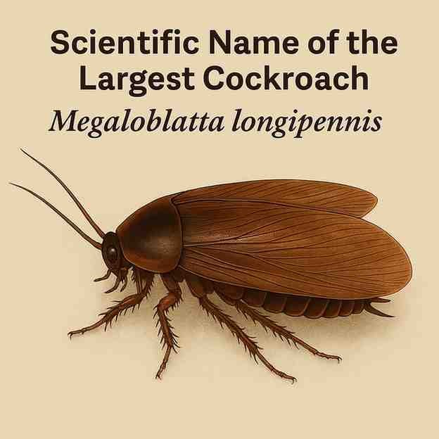Scientific Name Of The Largest Cockroach Types and Facts