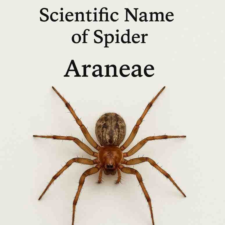 Spider Scientific Name​, Genus, Meaning, and Classification