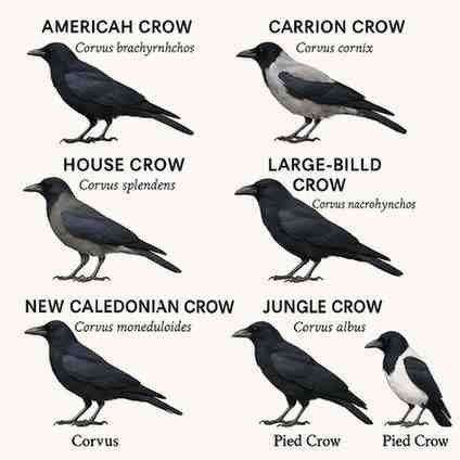 What is the scientific name for a crow
