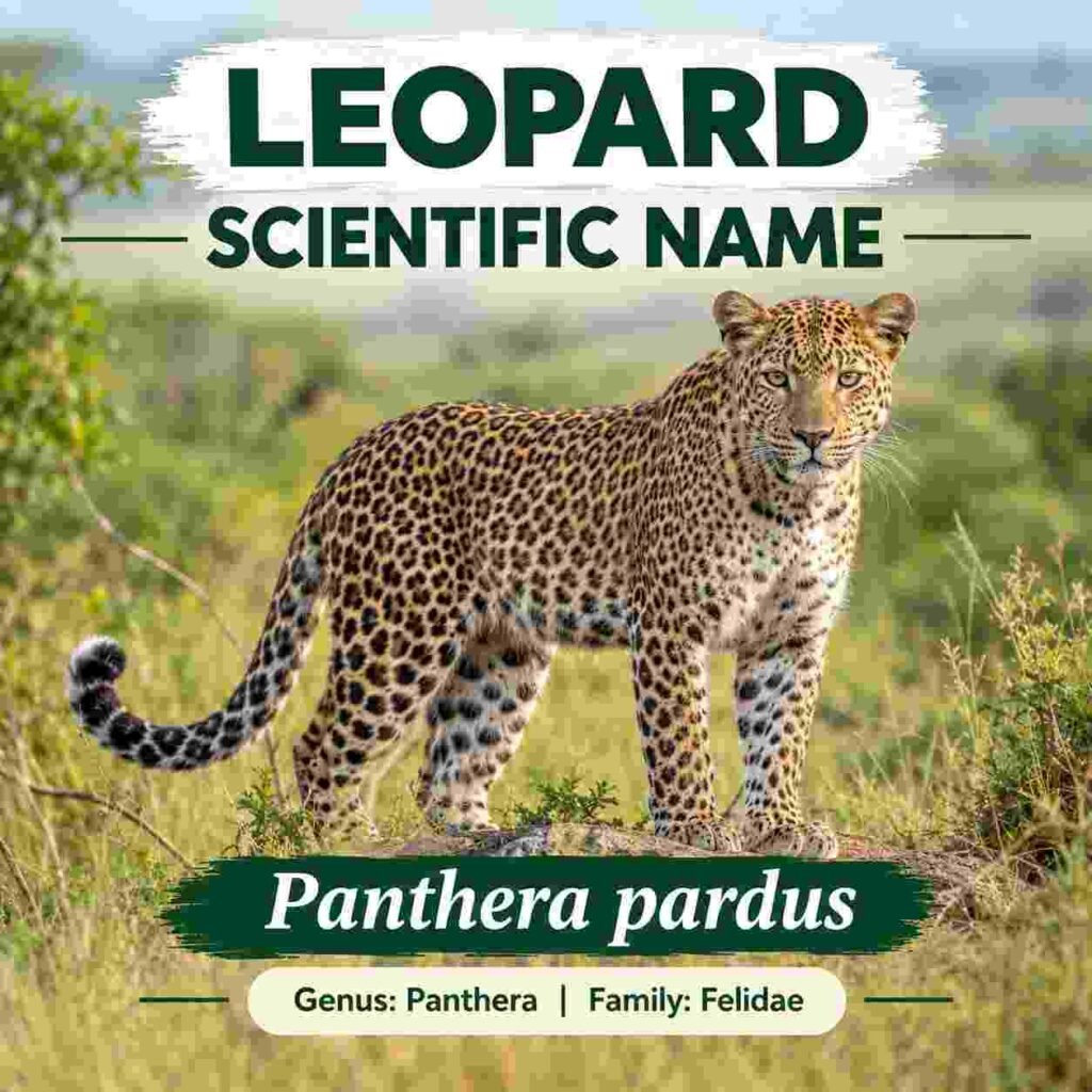 Leopard Scientific Name​, Genus, Meaning, and Classification