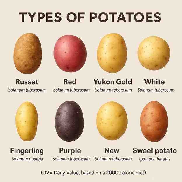 Potato Scientific Name, Genus, Types, Uses, and Benefits