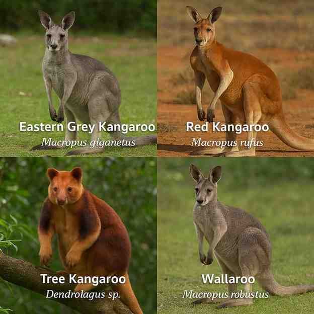 How Many Types Of Kangaroo Species Are There