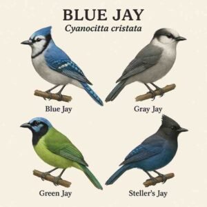 Blue Jay Scientific Name, Genus, Habitats, Diets, and Types