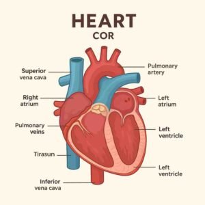 Heart Scientific Name, Parts, Shape, Function, and Symptoms