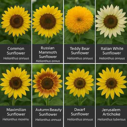 Sunflower Scientific Name, Genus, Types, Uses, and Benefits