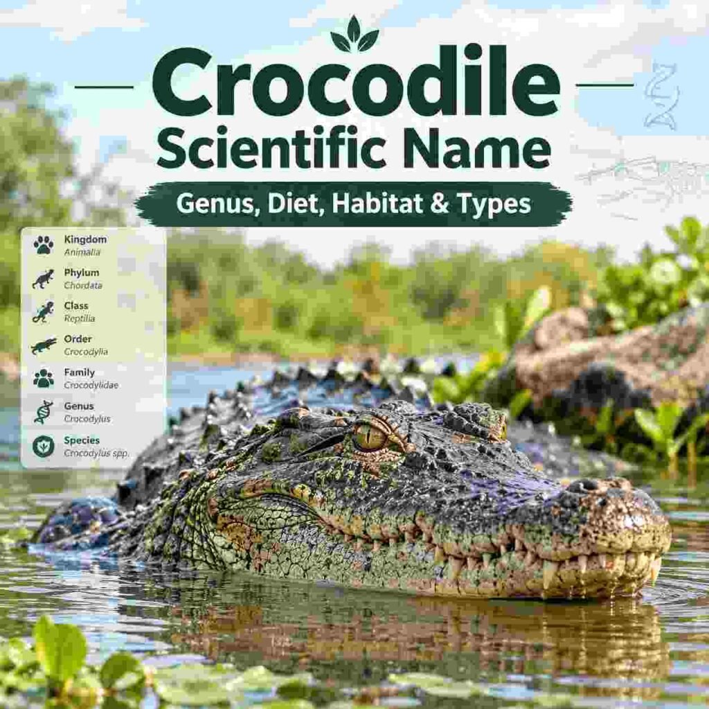 Crocodile Scientific Name, Genus, Diet, Habitat and Types