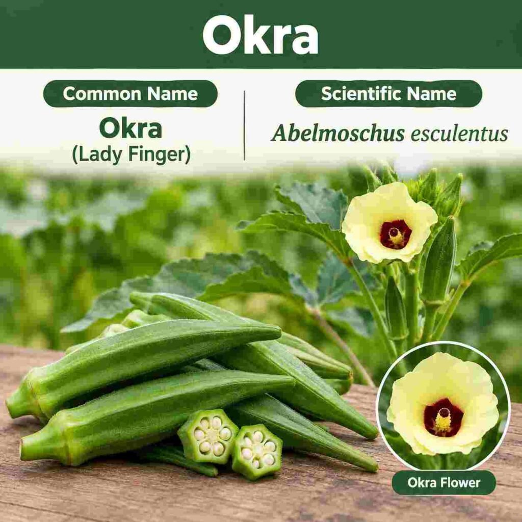 Okra Scientific Name, Family, Uses, Benefits, and Types