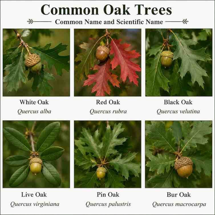 Oak Tree Scientific Name Classification, Meaning, and Facts