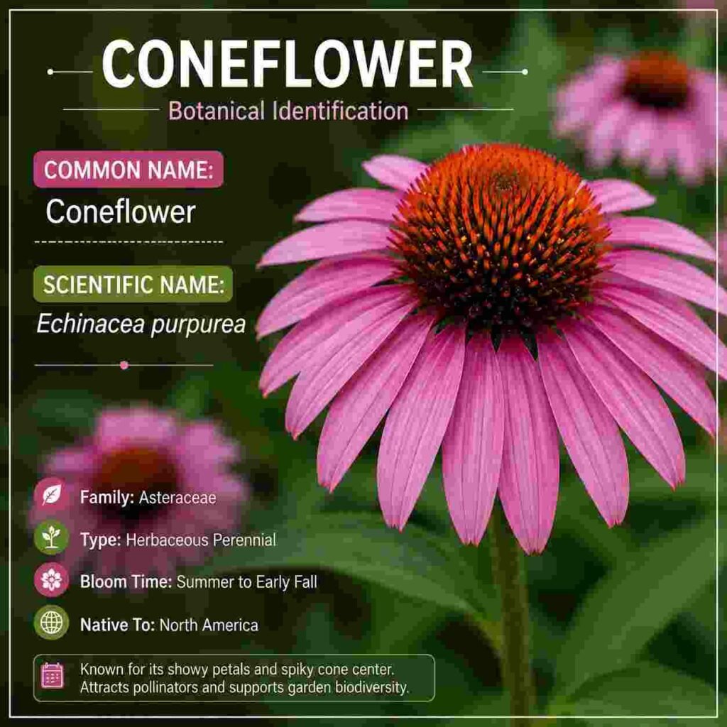 Coneflower Scientific Name, Uses, Benefits, Types, and Facts